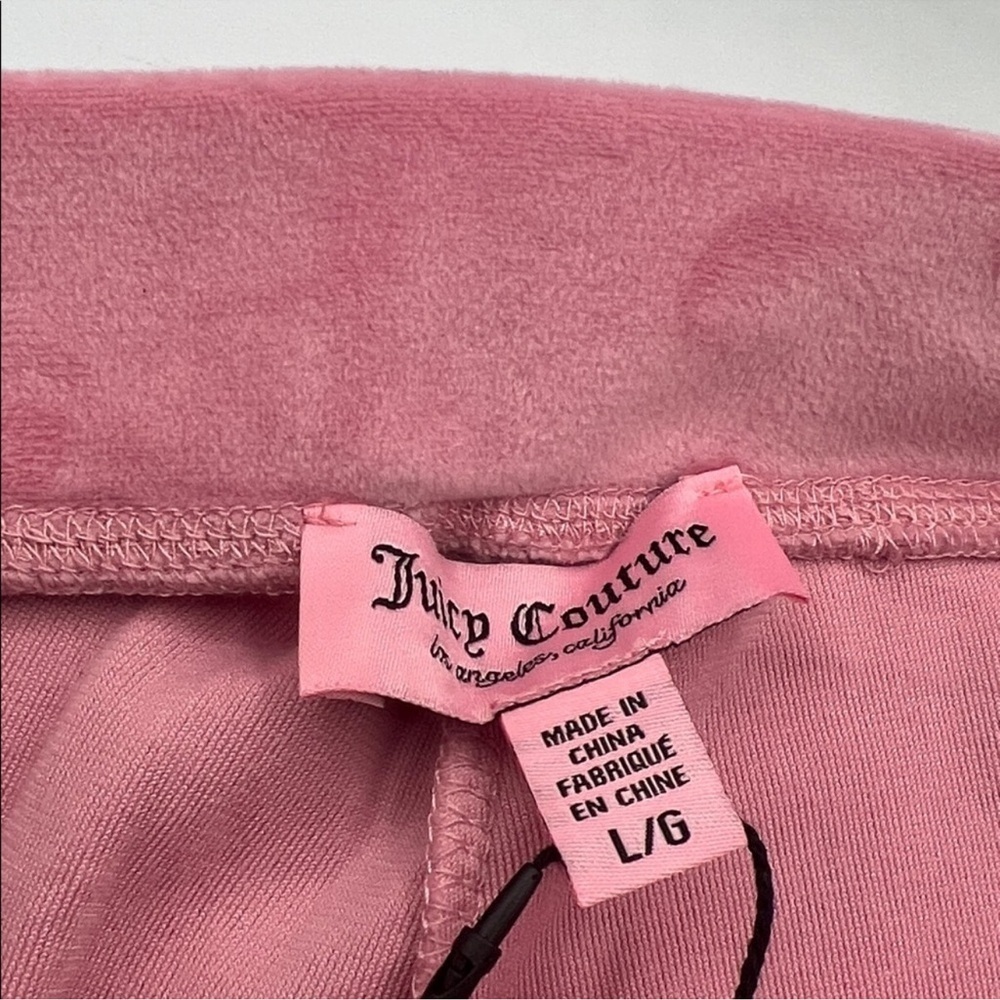 Juicy Couture Pink Velour Lounge Pants - Picture 6 of 6